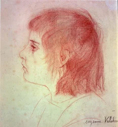 Porträt von Maurice Utrillo als Kind, ca. 1888-90